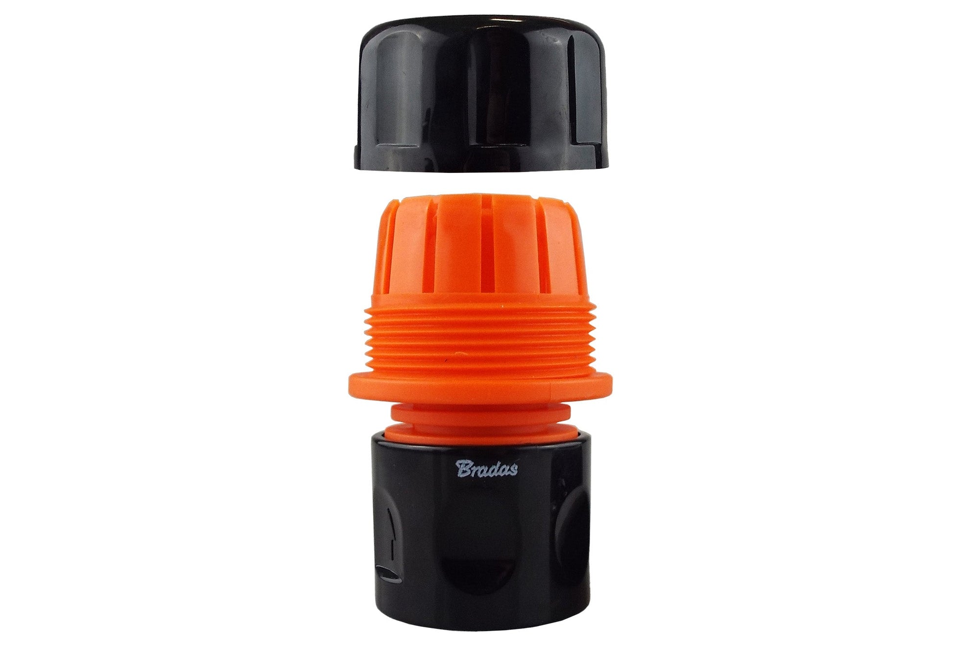 Female Hose Connector Max Flo 1" Hose Black/Orange - Best4Trade-Retail Garden watering