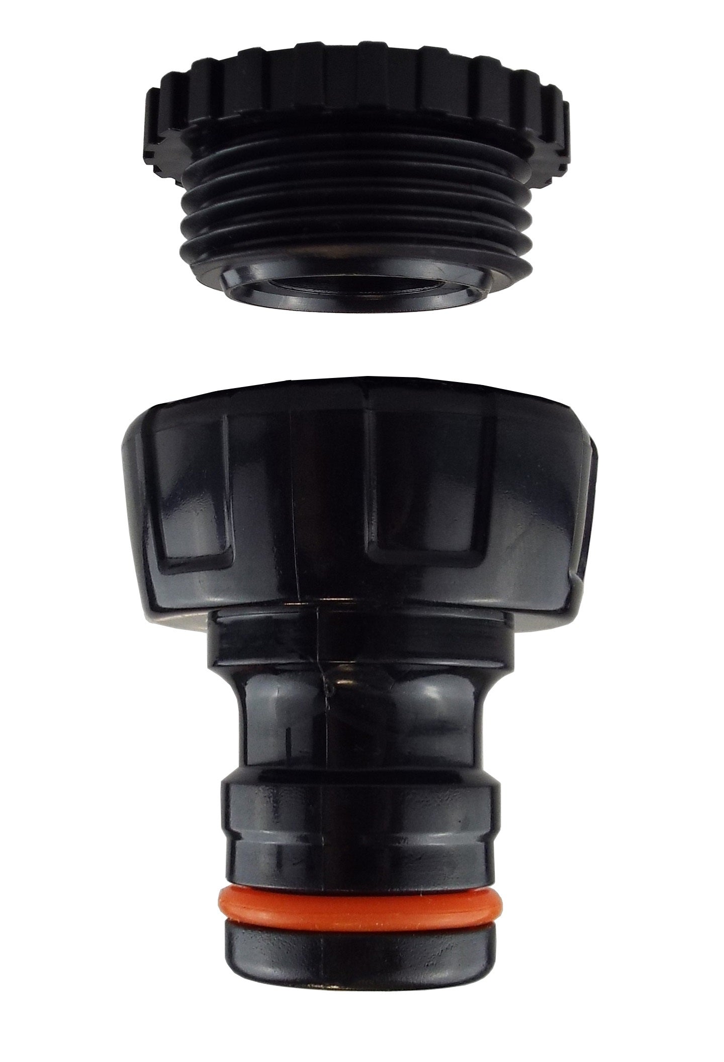 Female Tap Connector 1"-3/4" BSPF Max Flo Black/Orange - Best4Trade-Retail Garden watering