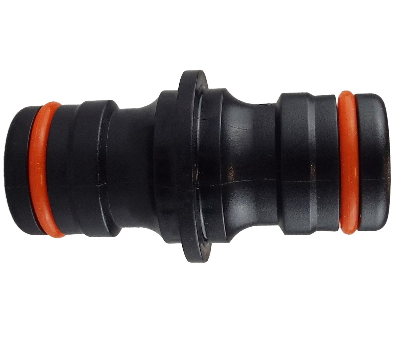 Two Way Connector Male - Max Flo Black/Orange - Best4Trade-Retail Garden watering