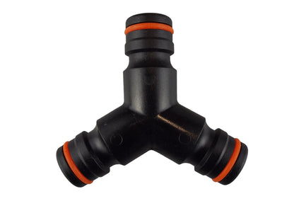 Three Way Splitter Max Flo, Black/Orange - Best4Trade-Retail Garden watering