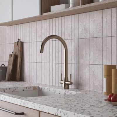 Lusso Twin Lever Kitchen Tap - All Colours - Ellsi