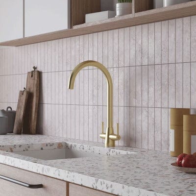 Lusso Twin Lever Kitchen Tap - All Colours - Ellsi