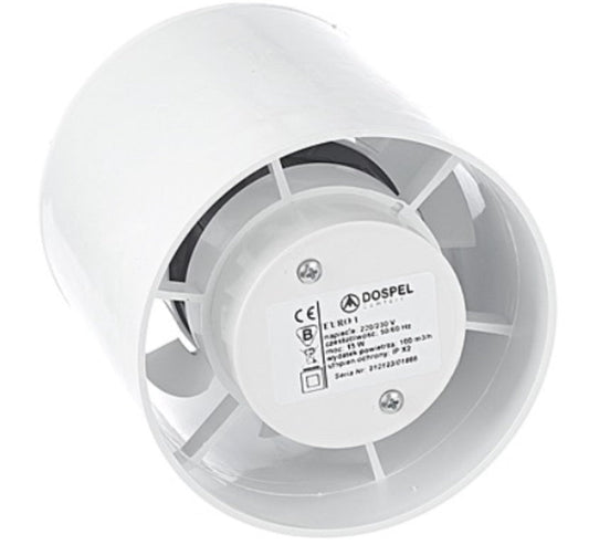Euro 3 In Line Bathroom Fan 150mm - Best4Trade-Retail