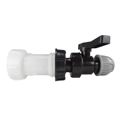 IBC Extender with 2” S60X6 Cap and 32mm MDPE Valve - Best4Trade-Retail Garden watering