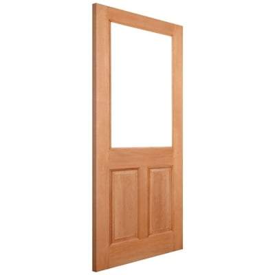 2XG Hardwood Dowelled 1 Unglazed Light Panel External Door - 1981mm x 838mm - LPD Doors