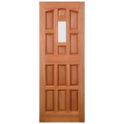 Elizabethan Hardwood Dowelled 1 Unglazed Light Panel External Door - 2032mm x 813mm - LPD Doors