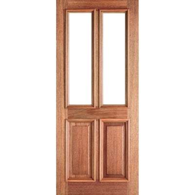 Derby Hardwood M&T 2 Unglazed Light Panels External Door - 2032mm x 813mm - LPD Doors