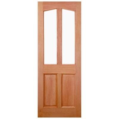 Richmond Hardwood M&T 2 Unglazed Light Panels External Door - 1981mm x 762mm - LPD Doors