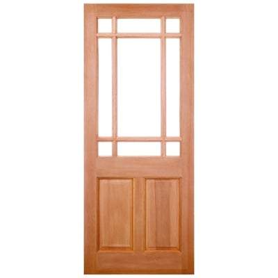 Warwick Hardwood M&T 9 Unglazed Light Panels External Door - 1981mm x 762mm - LPD Doors