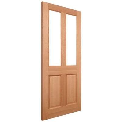 Malton Hardwood Dowelled 2 Unglazed Light Panels External Door - 2135mm x 915mm - LPD Doors