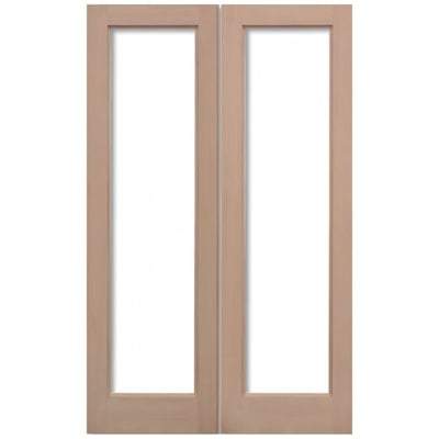 Hemlock Pattern 10 - 2 Unglazed Light Panel Pair External Doors - 1981mm x 915mm - LPD Doors