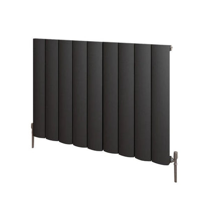 Azar Horizontal Aluminium Designer Radiator - All Sizes - Aqua