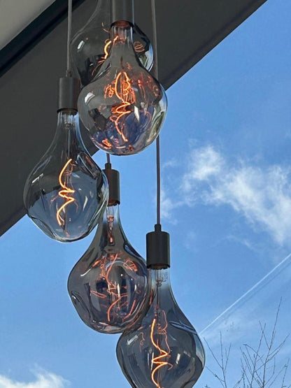 5 Light Cluster Evo Pendant Chandelier | Stairwell & High Ceiling Lighting UK