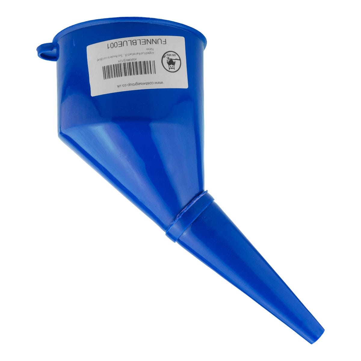 Angled Car Fuel Funnel with Filter, Blue - Best4Trade-Retail CAR