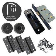 Load image into Gallery viewer, Havel SCP Lever / Round Rose T/R Bathroom Handle Pack - All Sizes - XL Joinery
