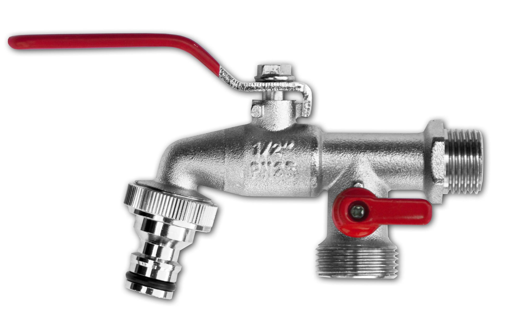 Double Garden Tap 1/2" BSPM Inlet Bradas - Best4Trade-Retail Garden watering