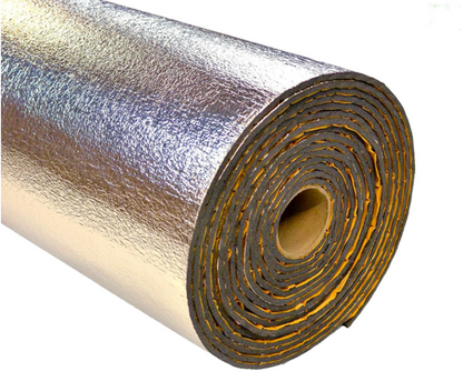 8mm Van Polyethylene Camper Van Foam Insulation Liner, Adhesive Vapour Barrier, Foil Back