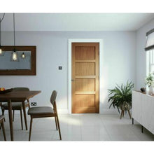 Load image into Gallery viewer, Shaker 4 Panel Unfinished Internal Oak Door - All Sizes
