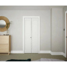 Load image into Gallery viewer, Shaker 2 Panel White Primed Panel Bi-Fold Internal Door 1981 x 762mm - Doors4less
