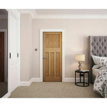 Load image into Gallery viewer, Edwardian Traditional Oak Panel Unfinished Internal Door - All Sizes - Doors4less
