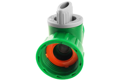 Tap Adapter with Valve 3/4" BSPM-F Green/Grey - Best4Trade-Retail