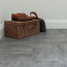 Load image into Gallery viewer, SISU Dryback Grey Limestone Vinyl Flooring Tiles - 457mm x 457mm (20 Pack) - EnviroBuild
