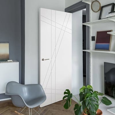 Hastings White Primed Interior Door - 1981mm x 838mm - LPD Doors