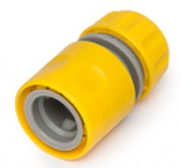 Hose Connectors Set With Nozzle Yellow - Best4Trade-Retail Garden watering