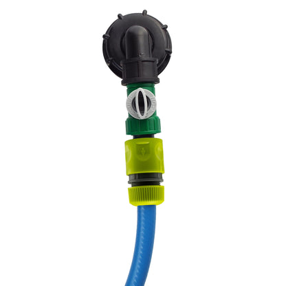 IBC 2” S60X6 Cap with Elbow Fitting, Quick Connector, Valve and Hose Connector - Best4Trade-Retail