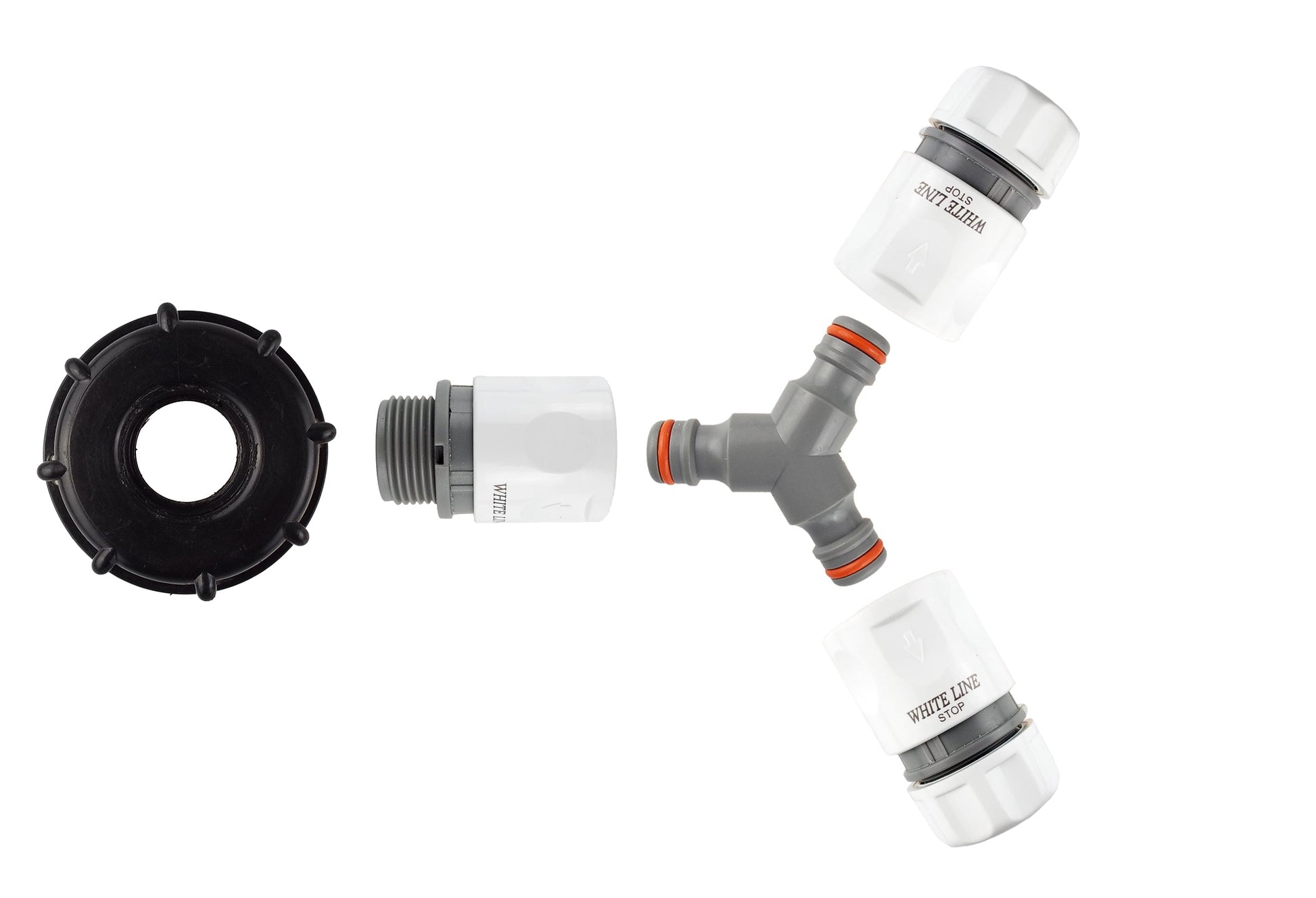 IBC 2” S60X6 Cap with ¾” BSP Threaded Hose Connector, Three Way and Hose Connectors - Best4Trade-Retail