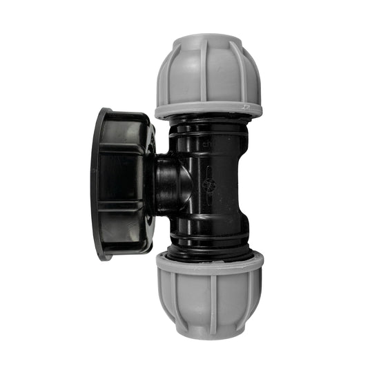 IBC 2” S60X6 Cap with 25mm MDPE Tee - Best4Trade-Retail