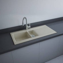 Load image into Gallery viewer, RAK Dream 1 Inset 1.5 Bowl Kitchen Sink 101cm w/ Overflow - All Colours - RAK Ceramics
