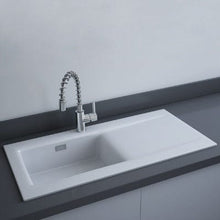 Load image into Gallery viewer, RAK Dream 2 Inset Single Bowl Kitchen Sink 101cm w/ Overflow - All Colours - RAK Ceramics
