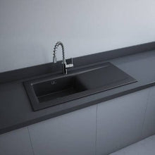 Load image into Gallery viewer, RAK Dream 2 Inset Single Bowl Kitchen Sink 101cm w/ Overflow - All Colours - RAK Ceramics
