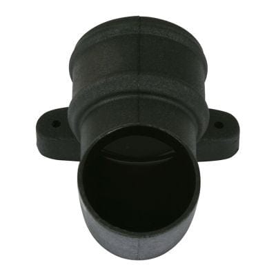 Brett Martin Cascade 105mm Down Pipe Shoe With Lug (Cast Iron Effect) - Brett Martin