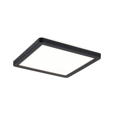 Atria Shine Backlight Square LED Panel 190x190mm Warm White - Black - Paulmann