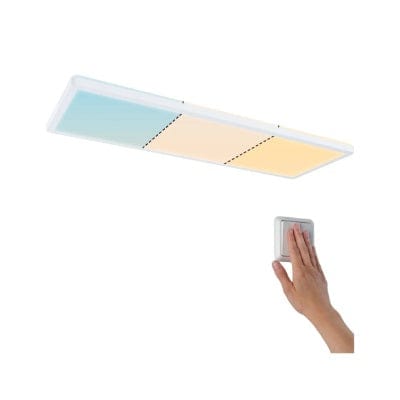 Atria Shine Backlight Square LED Panel 580x200mm White Switch - White ...