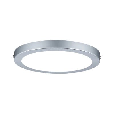 Atria Round LED Panel 220mm Warm White - Chrome - Paulmann