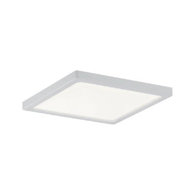 Areo Square LED Recessed Panel 120x120mm Warm White - White - Paulmann