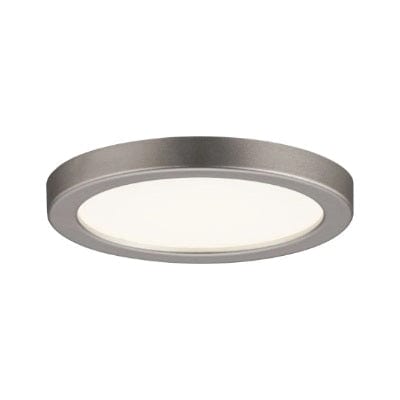 Areo Round LED Recessed Panel 80mm Warm White - Nickel - Paulmann