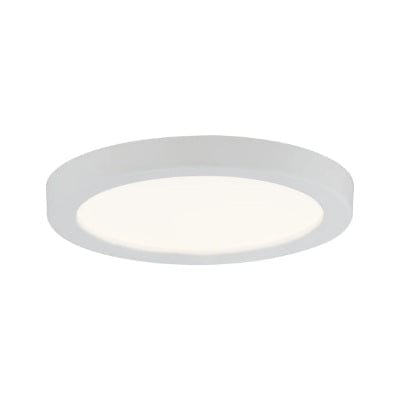 Areo Round LED Recessed Panel 80mm Warm White - White - Paulmann