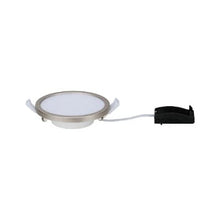 Load image into Gallery viewer, Areo Round LED Recessed Panel 120mm Warm White - Nickel - Paulmann
