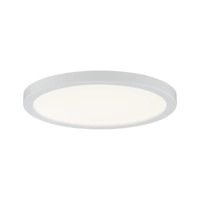 Areo Round LED Recessed Panel 120mm Warm White - White - Paulmann