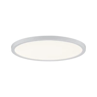 Areo Round LED Recessed Panel 180mm Warm White - White - Paulmann