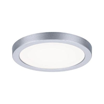 Areo VariFit Round LED Recessed Panel 118mm Neutral White - Chrome - Paulmann