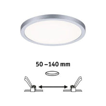 Load image into Gallery viewer, Areo VariFit Round LED Recessed Panel 175mm Neutral White - Chrome - Paulmann
