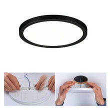 Load image into Gallery viewer, Areo VariFit Round LED Recessed Panel 175mm Neutral White - Black - Paulmann
