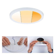 Load image into Gallery viewer, Areo VariFit Round LED Recessed Panel 175mm 3 Step Dim To Warm - White - Paulmann
