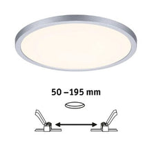 Load image into Gallery viewer, Areo VariFit Round LED Recessed Panel 230mm Warm White - Chrome - Paulmann
