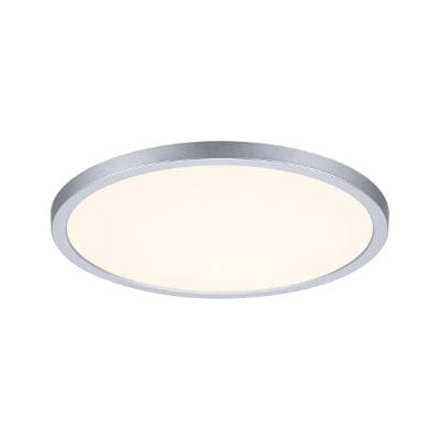 Areo VariFit Round LED Recessed Panel 230mm Warm White - Chrome - Paulmann